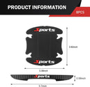 8PCS Car Door Protector Sports Car Door Handle Scratch Protector Door Handle Bowl Sticker Doors Handle Protection Accessories Universal for Most Car SUV Truck-5