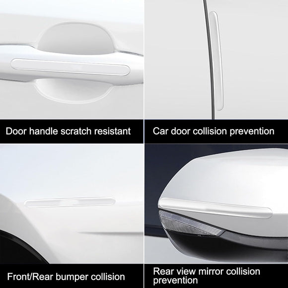 14PCS Car Door Protector Rearview Anti-Collision Bumper Trim Guard Sticker Universal Anti-Scratch Guard Stickers Universal for Most Car Handle