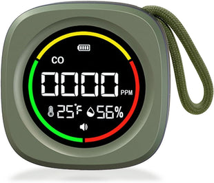 Portable Carbon Monoxide Detector 140H Standby Rechargeable 3-in-1 CO Detector for Travel & Camping Camping Carbon Monoxide Detector for RV Car