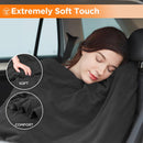 Heated Car Blanket 12-Volt Electric Blanket for Car Truck SUV RV Portable Heated Throw for Camping Charcoal 59 x 43-6