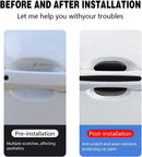 8Pcs Car Door Handle Bowl Sticker Reflective Car Door Handle Paint Scratch Protector Self-Adhesive Scratch Collision Protection Guard Auto Exterior Decor Universal for SUV Truck RV-4