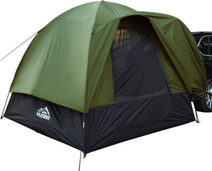 SUV Tent for Camping with Rainfly Waterproof PU3000mm Double Layer Design Car Tents for Camping SUV SUV Tailgate Tent for Outdoor with Storage Bag for SUV Van Jeep Pickup 8W x 8L x 7.2H