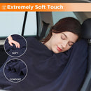 Heated Car Blanket 12-Volt Electric Blanket for Car Truck SUV RV Portable Heated Throw for Camping Navy 59 x 43-6
