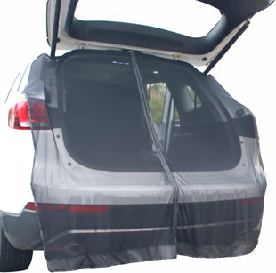 Car Tailgate Mesh Screen for SUV Van Breathable Magnetic Car Screen for Tail Gate Hatch Camping Gear Accessories