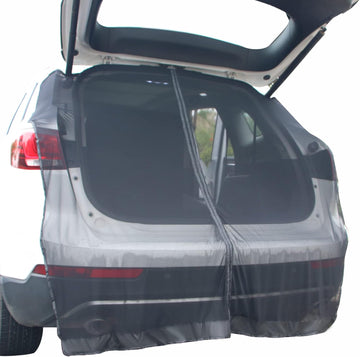 Car Tailgate Mesh Screen for SUV Van Breathable Magnetic Car Screen for Tail Gate Hatch Camping Gear Accessories