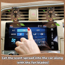 Cartoon Bear Car Air Fresheners 2 Pack Pilot Black Automotive Air Outlet Fan Cool Cute Air Freshener for Car Creative Car Perfume Decoration for Vehicle Vent Scent Clip Diffuser Ornament Accessories-6
