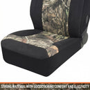 High Back Camo Seat Covers Airbag Compatible Large Size to Fit Truck Seats - Made with Cotton & Suede Fabric - Official Licensed Product-5