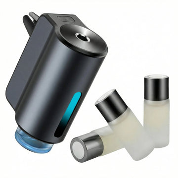 Car Air Freshener Diffuser Smart Car Air Freshener Car Diffuser Air Freshener with Three Adjustable Modes Aromatizante Para Carro with 3pcs Essential Oil Car Fresheners Long Lasting