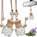 Hanging Car Air Freshener 2 Pack Long Lasting Car Fresheners Natural Fragrance Cars Essential Oil Diffuser for Home Office - Warm & Soft Mahogany-1