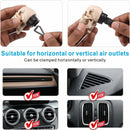Skull Decor Halloween Car Air Freshener Vent Clip Goth Truck Interior Accessories for Men Women Teens Stuff for Jeep Horror Skeleton Auto Scents Dashboard Decorations Funny Christmas Gifts for Dad Mom-4