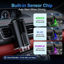Smart Car Air Freshener Diffuser Auto On/Off Aromatherapy Diffuse with 3 Scent Modes USB Rechargeable Vent Clip Long-Lasting Essential Oil Refills Stylish Automobile Decor Car Accessory& Gift-6