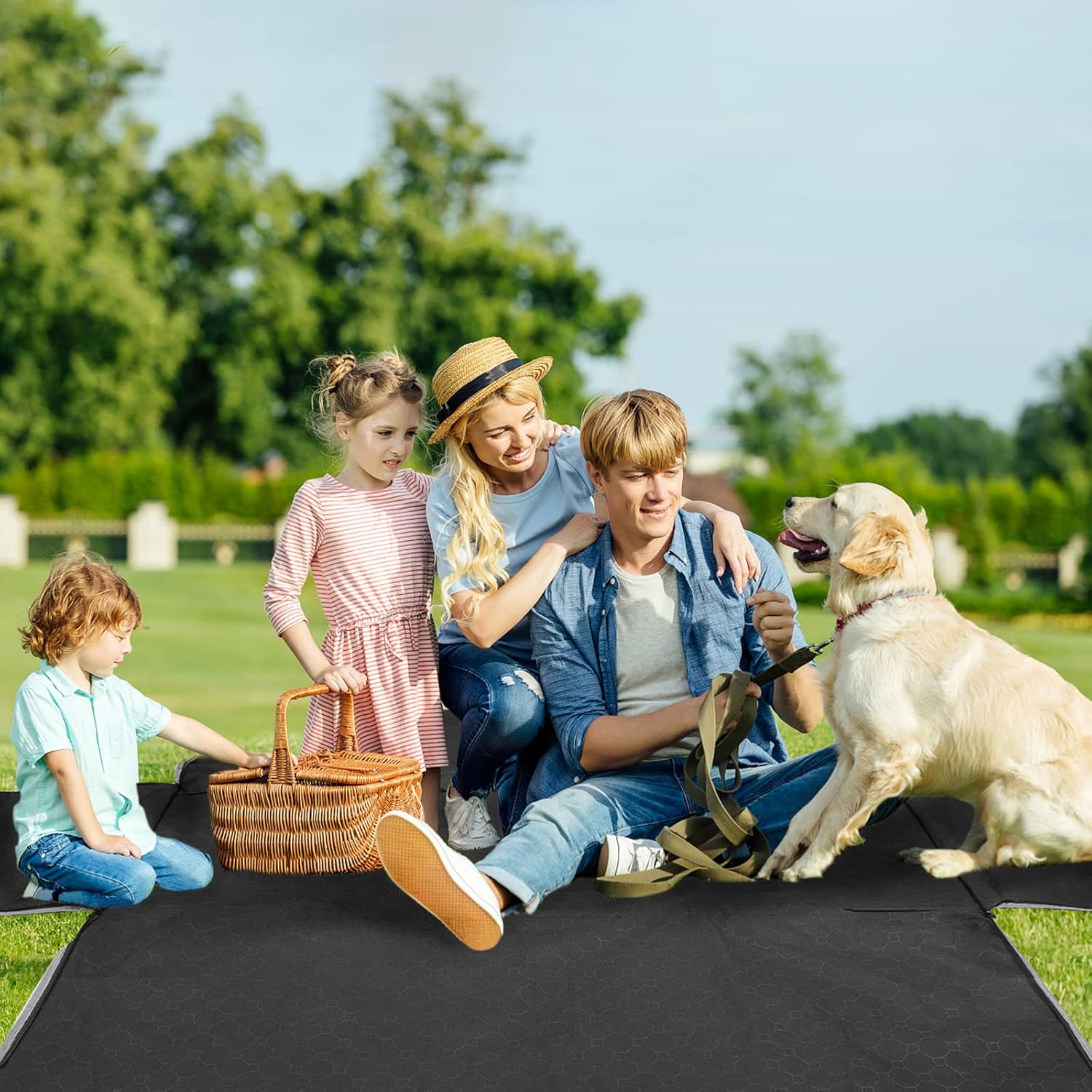 Dog Car Seat Cover for Back Seat, Waterproof Car Seat Protector for Dogs with Side Flaps, Scratchproof Dog Backseat Cover, Dog Hammock with Nonslip Bottom for SUVs, Standard(54" Wx55 L)