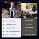 2025 Upgraded Smart Car Air Fresheners Diffuser with Starry Sky Projection Adjustable Scent Essential Oil Diffusers for Automatic On/Off Automatic Aroma Diffuser with 50ml Car Perfume- Ocean-6