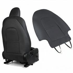 for Tesla Accessories Seat Back Kick Protectors for Kids Kick Mats Leather Back Seat Cover Protect from Mud Stains Scratches Fit for Model Y X S 3 (2PCS)