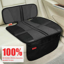 Car Seat Protector - Seat Protection Mat - Thick Padding - Durable, Waterproof Fabric, Leather Reinforced Corners & 3 Pockets for Handy Storage Black-7