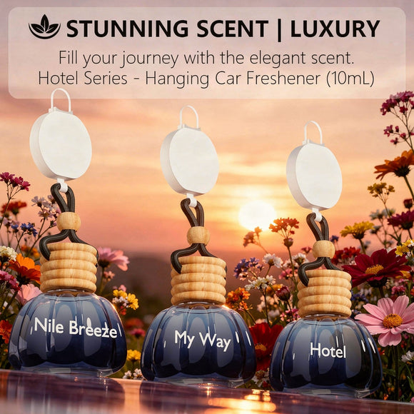Car Air Freshener - Long Lasting Hotel Scent Perfume for a Refreshing Drive Car Air Freshener Eliminates Unpleasant Car Smells 1 Bottle of Car Fragrance Air Freshener