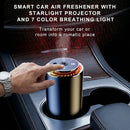 Smart Car Air Freshener Rechargeable Car Air Freshener Diffuser with Starlight Projector & Atmosphere Light Adjustable Car Freshener with Ultrasonic Tech & Auto On/Off 50ml Perfume Included-5