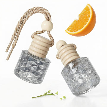 Veloz Hanging Car Air Freshener-Tuscan Orange Tree Scent Long Lasting Essential Oil Car Diffuser without Methyl Carbitol&Hexylene Glycol