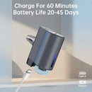 Auto-Aromatherapy Smart Car Air Freshener Diffuser with 3 Scent Options Rechargeable Design USB-Carger and Easy to Install for Long-Lasting Freshness.(Grey)-7
