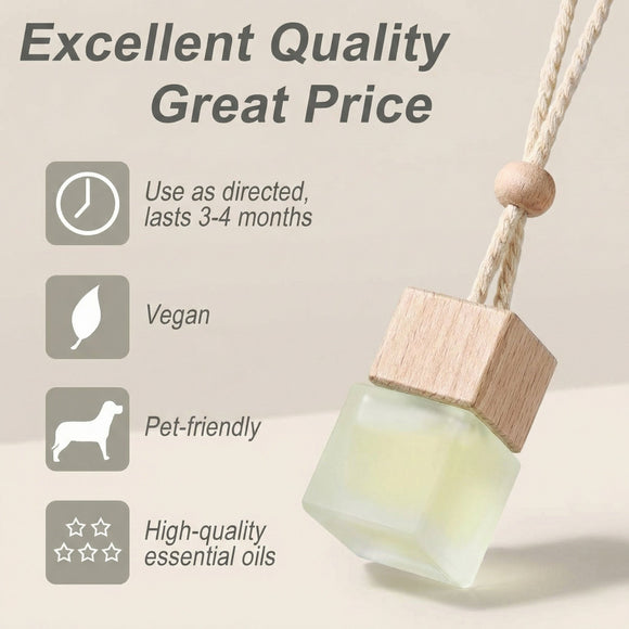3 Pack Car Air Fresheners Fruit-Vanilla-Linen Hanging and Vent Clips 2 in 1 Long Lasting Freshener for Car And Women car accessories