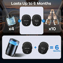 Smart Car Air Freshener Automatic Car Air Freshener Diffuser with Ambient Light Car Diffuser with 2 Essential Oil Box Aromatizante Para Carro Car Fresheners Long Lasting (2 Essential Oil Box)-7