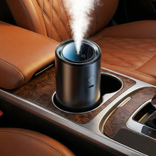 Smart Car Air Freshener Diffuser Car Diffuser Air Fresheners Long Lasting with 100ml Capacity Essential Oil Last 6 Months RGB Music Syncing Light Auto On/Off 5 Adjustable Car freshener Ocean