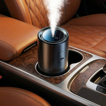 Smart Car Air Freshener Diffuser Car Diffuser Air Fresheners Long Lasting with 100ml Capacity Essential Oil Last 6 Months RGB Music Syncing Light Auto On/Off 5 Adjustable Car freshener Ocean