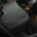 Rear Bench Seat Cover for Cars (50-54) Sedans SUV Truck Universal Faux Leather Back Seat Protector 60/40 Split Bench Seat Cover (Black)-9