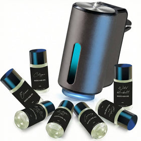 Car Air Freshener Air Freshener Diffuser Three Adjustable Modes Aromatherapy Machine Rechargeable (Grey)