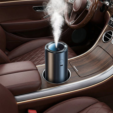 Smart Car Air Freshener Diffuser Car Diffuser Air Fresheners Long Lasting with 100ml Capacity Essential Oil Last 6 Months RGB Music Syncing Light Auto On/Off 5 Adjustable Car freshener Cologne