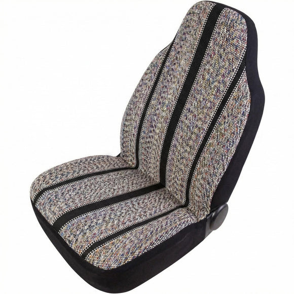 Baja Blanket Bucket Seat Cover for Car Truck Van SUV - Airbag Compatible (2PCS Black)