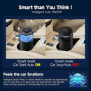 Smart Car Air Freshener Ambient Light & Mist Fragrance 2 Pack Refill for 6 Months Auto On/Off 3 Adjustable Modes Black Air Freshener Perfect for Car Bedroom Office Restrooms. (Mystic Ice)-8
