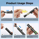 2pcs Car Perfume Diffuser With 12 Odorless Refill Sticks Essential Oil Car Diffuser Suitablefor:Car Bathroom OfficeScenario Cloakroom Bedrooms Birthday(Black)-8