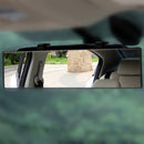 Car Rearview Mirrors, Shock Resistant Interior Clip-on Panoramic Rear View Mirror for Car, Wide Viewing Range, 12 inch HD Universal Use for Cars, SUVs, Trucks, Vehicles (White)-7