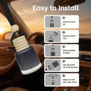 Car Air Fresheners for Men | 10ml Air Freshener | Strong Perfume Hanging Diffuser with Odour Eliminaor Technology | Car Accessories | Car Scents Air Fresheners by Ikeda (Square New Car)-6