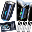 Smart Car Air Freshener Car Air Freshener Diffuser Rechargeable Car Aroma Diffuser 3 Levels of Adjustable Intelligent Car Diffuser Mens Fragrance with 3 Bottles of Cologne-1