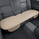 Beige Back Seat Cover Rear Car Seat Cover for Cars Truck SUV Seat Covers with Storage Pocket Bottom Auto Seat Cushion Pad Mat for Most Vehicles-Beige 1 Pcs-1