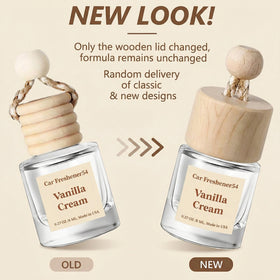 Car Air Freshener Diffuser 2 Pack Hanging Air Freshener Diffuser - Vanilla Cream Fragrance Oil Air D iffuser for Car 45+ days Long Lasting Fragrance Made in USA C ar Air Fresheners (V54) - 0