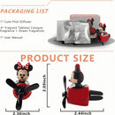 Car Air Fresheners Cute Cartoon Mouse Pilot Car Diffuser Rotating Propeller Automotive Air Outlet Fan Creative Car Perfume Decoration Cool Car Accessories (Women)-6
