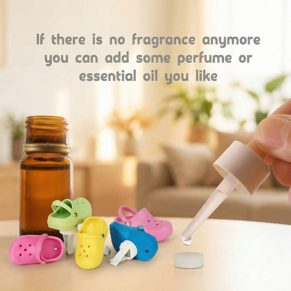 4 Pack Cute Shoe Air Vent Clips with 4PCS Refills Solid Car Air Freshener Air Conditioning Outlet Clips Car Dashboard Perfume Clip Car Interior Decor Accessories for Men/Women for Friend
