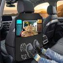 Premium Backseat Organizer for Kids 2 Pack Heavy Duty Waterproof and Stain Resistant Kick Mats Back Seat Protector Durable Backseat Car Organizer with Tablet Holder+Storage Pockets-2