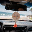 Essential Oil Air Freshener for Cars Set of 2 Home & Office - Colorful Decorative Hanging Air Freshener with Tassel Buttercup Vanilla Scented-6
