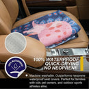 Back Seat Cover for Car Trucks Van SUV Waterproof Rear Bench Towel Seat Covers for Dogs and Kids Automotive Backseat Protector (Dinosaur)-7