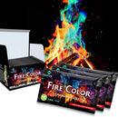 Fire Color Changing Packets - Fire Pit Campfires Outdoor Fireplaces Bonfire - Fire Color - Perfect Fire Camping Accessories for Kids & Adults (12 Pack)-1