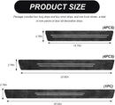 9 PCS Car Door Sill Protector Waterproof Carbon Fiber Style Car Door Entry Guard Sill Protector Anti-Scratch Door Threshold Strips Stickers for Most Vehicles Car Accessories-4