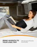 12V/24V Car Heated Blanket for Back Pain Relief 12 x 24 Car Electric Blanket with 5 Heat Setting Auto-Off FSA Eligible Heated Blanket for Travel Ideal Gifts for Women Men Mom Dad-5