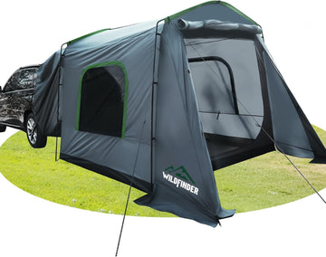 SUV Tent 5-9 Person Rectangle Car Tent for Family Waterproof & Windproof for Car Camping Large Camping Tents with Storage Bag SUV Van Jeep Pickup 8FT L x 10.6FT W x 7.2FT H
