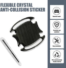 Car Door Handle Protector Car Handle Cover Car Handle Protectors for Vehicles Universal for Most Cars Trucks and Vans (White & Black #8PCS)-5