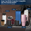 Car Cup Holder Expander Cup Holder Expander for Car with Stretchable Rubber Base Large Cup Holder Adapter Compatible with Yeti Hydro Flask Nalgene Stanley Owala Bottles in 2.8-4.13 1 Pack-5