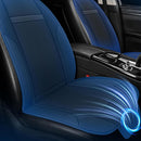 Cooling Car Seat Cushions 12V Automotive Summer Cooler Pad-Air Conditioned Air Circulation Ventilated Seat Cover for Car SUV Truck Universal Fit 1 Pack (Black Seat Cushion and Back Cushion)-1